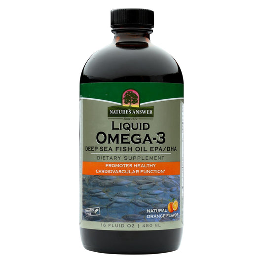 Nature's Answer - Liquid Omega-3 Fish Oil - 16 Fl Oz