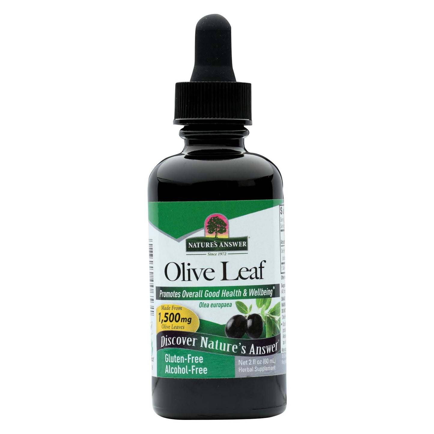 Nature's Answer - Oleopein Olive Leaf Alcohol Free - 2 Fl Oz