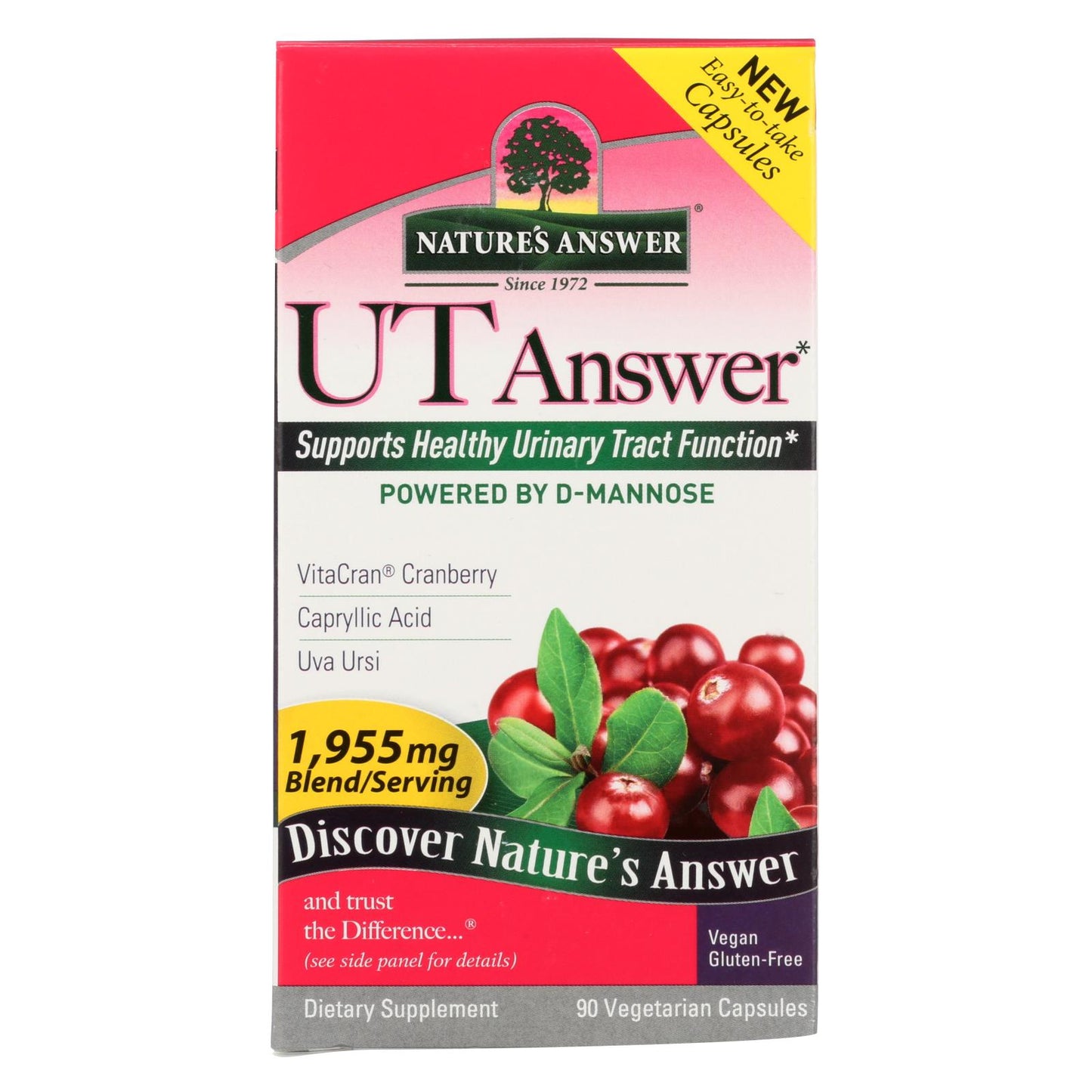 Nature's Answer Ut Answer Dietary Supplement  - 1 Each - 90 Vcap