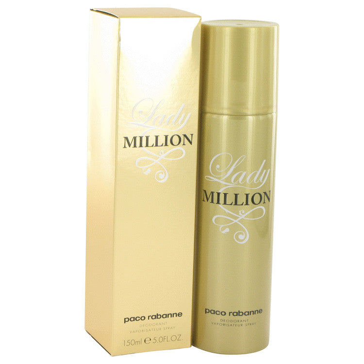 Lady Million by Paco Rabanne Deodorant Spray 5 oz for Women