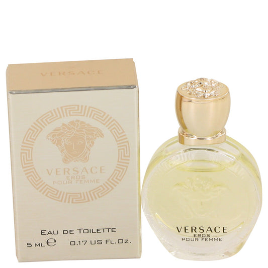 Versace Eros by Versace Mini EDT .17 oz for Women