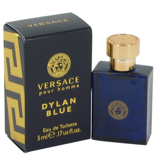 Versace Pour Homme Dylan Blue by Versace Mini EDT .17 oz for Men