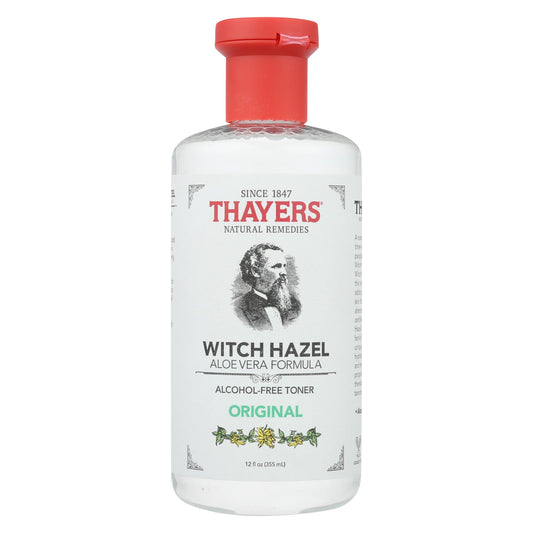 Thayers Witch Hazel With Aloe Vera Original Alcohol Free - 12 Fl Oz