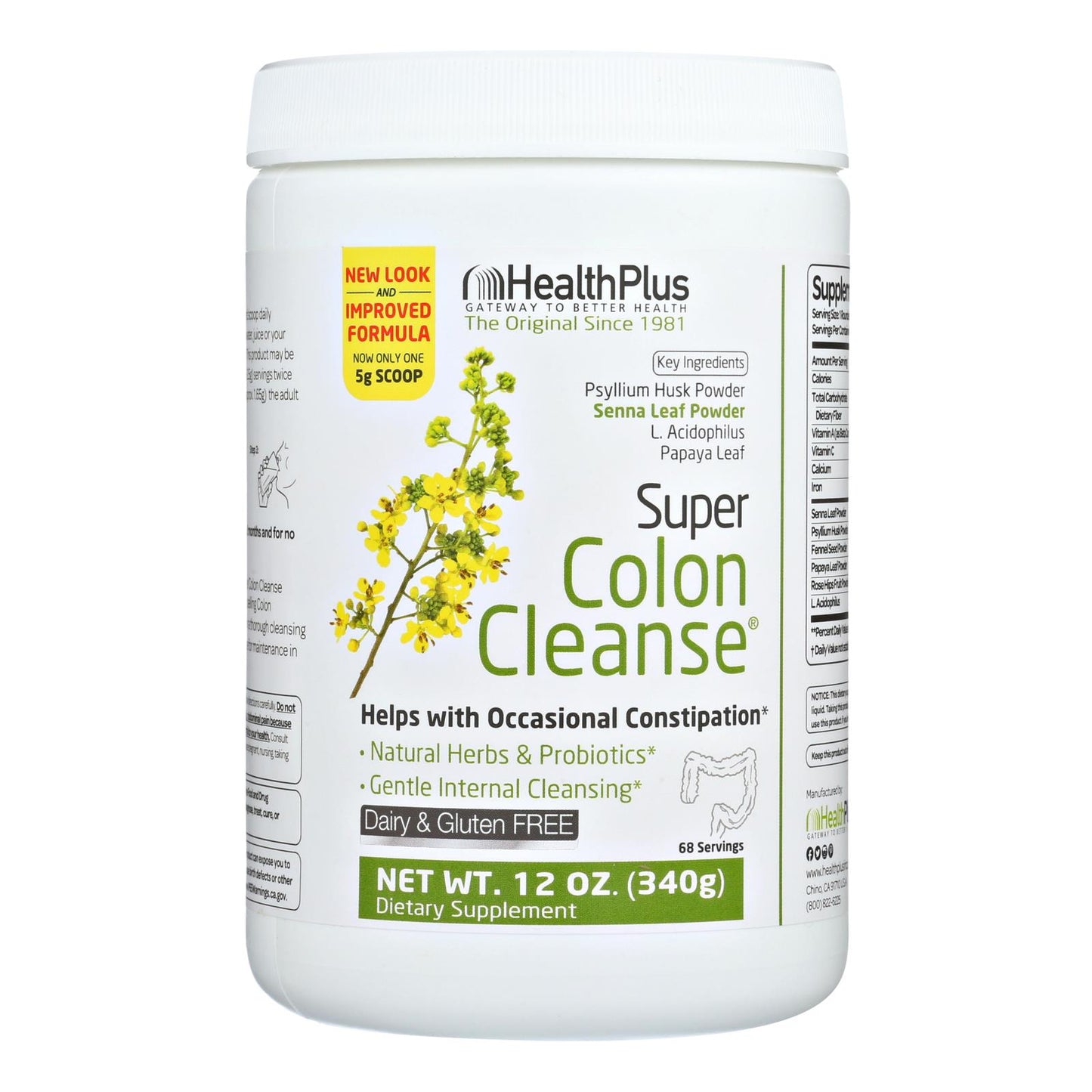 Health Plus - Super Colon Cleanse - 12 Oz