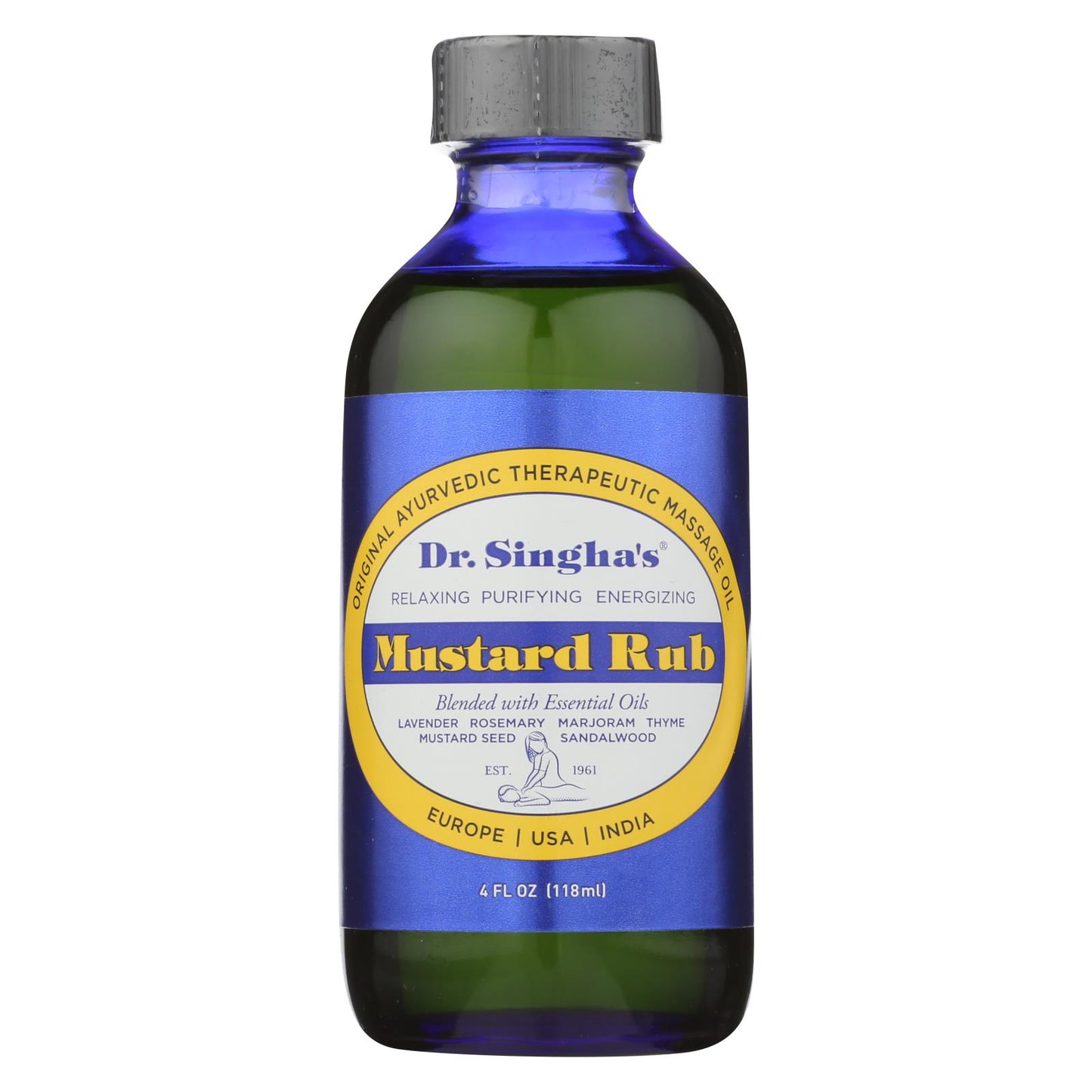 Dr. Singha's Mustard Rub - 4 Fl Oz