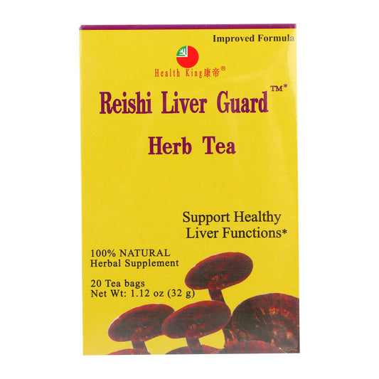 Health King Reishi Liver Guard Herb Tea - 20 Tea Bags