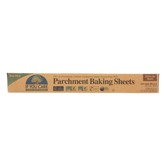 If You Care Parchment Baking Sheet - Paper - Case Of 12 - 24 Count