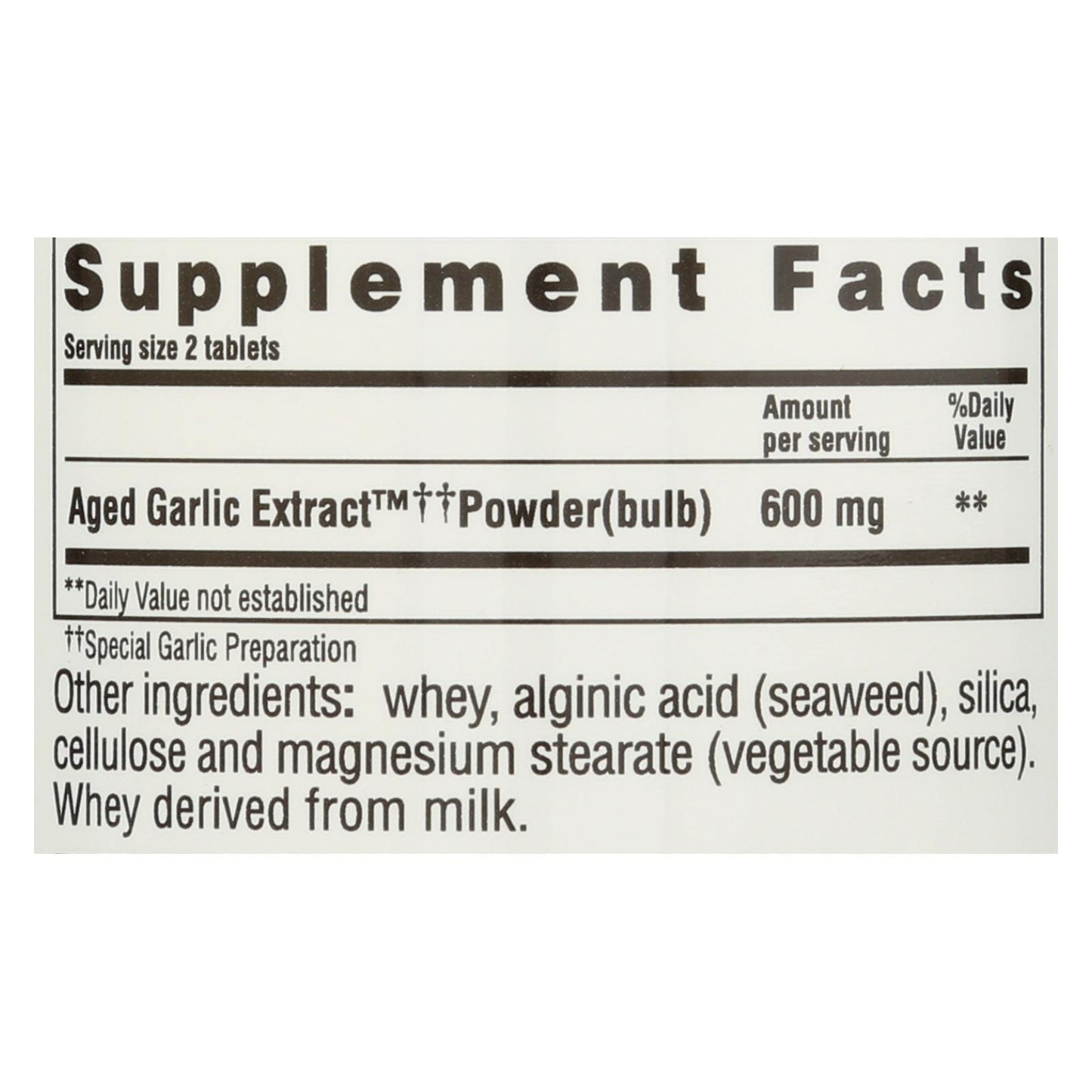 Kyolic - Aged Garlic Extract Hi-po Cardiovascular Original Formula 100 - 200 Tablets