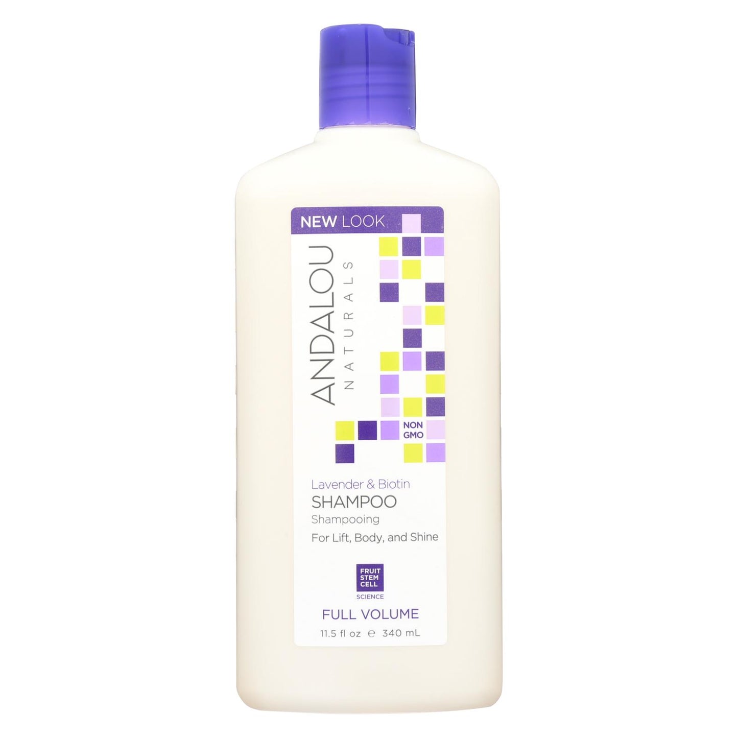 Andalou Naturals Full Volume Shampoo Lavender And Biotin - 11.5 Fl Oz