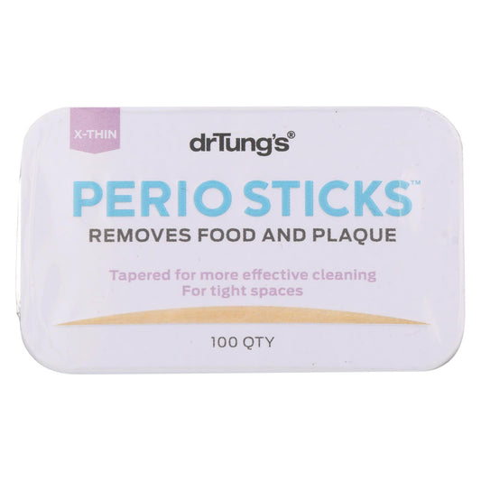 Dr. Tung's Perio Sticks - Extra Thin - Case Of 6 - 100 Pack