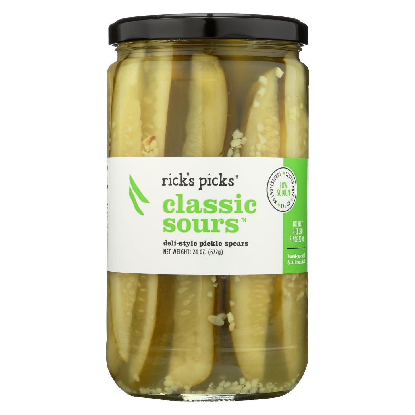 Rick's Picks Classic Sours Pickles - Case Of 6 - 24 Oz.