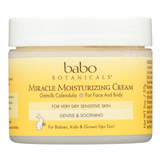 Babo Botanicals - Miracle Cream - Moisturizing - Oatmilk - 2 Oz