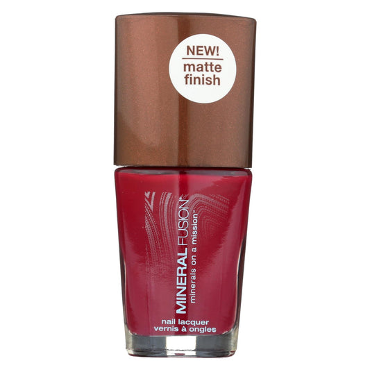 Mineral Fusion - Nail Polish - Matte Mulberry - 0.33 Oz.