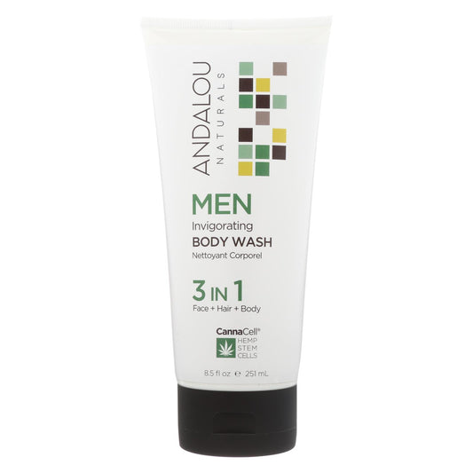 Andalou Naturals - Body Wash - Men's Invigorating - 8.5 Fl Oz.