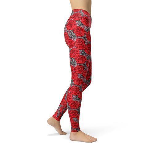 Beverly Drawn Roses Leggings