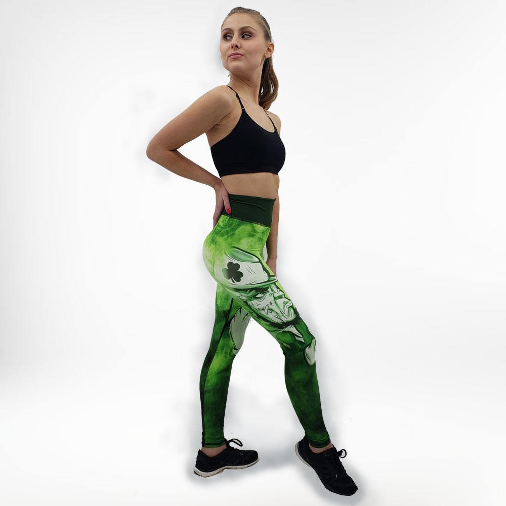 Beverly Fighting Leprechaun Leggings