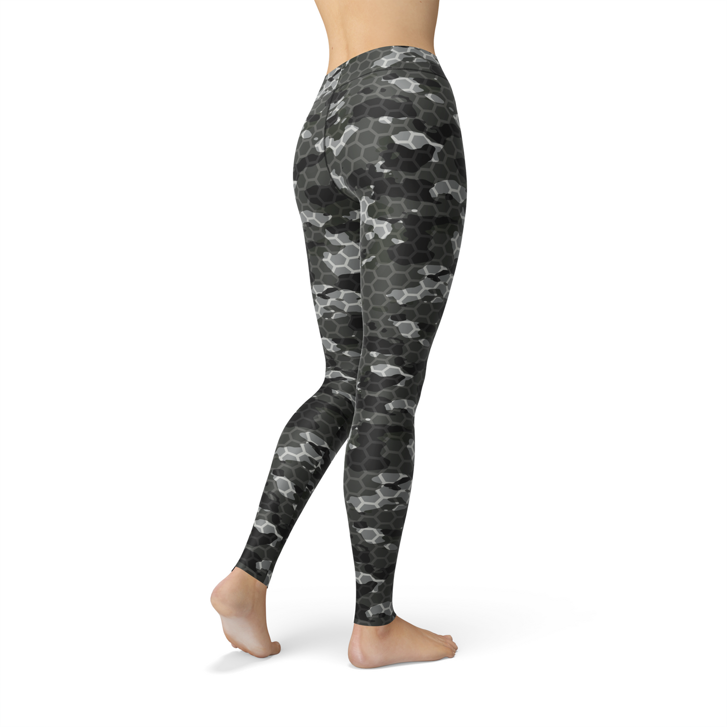 Kate Black Hex Camo