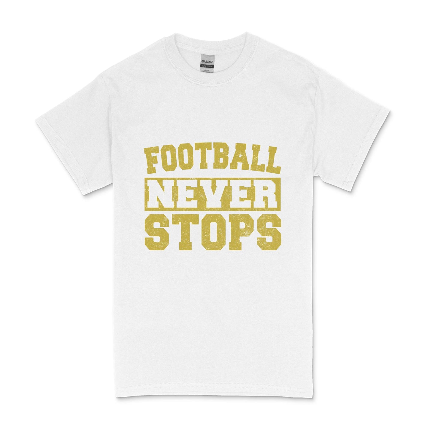 Football Never Stops Men's T-Shirt