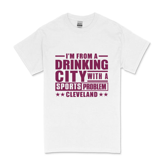 Drinking City Cleveland Men's T-Shirt