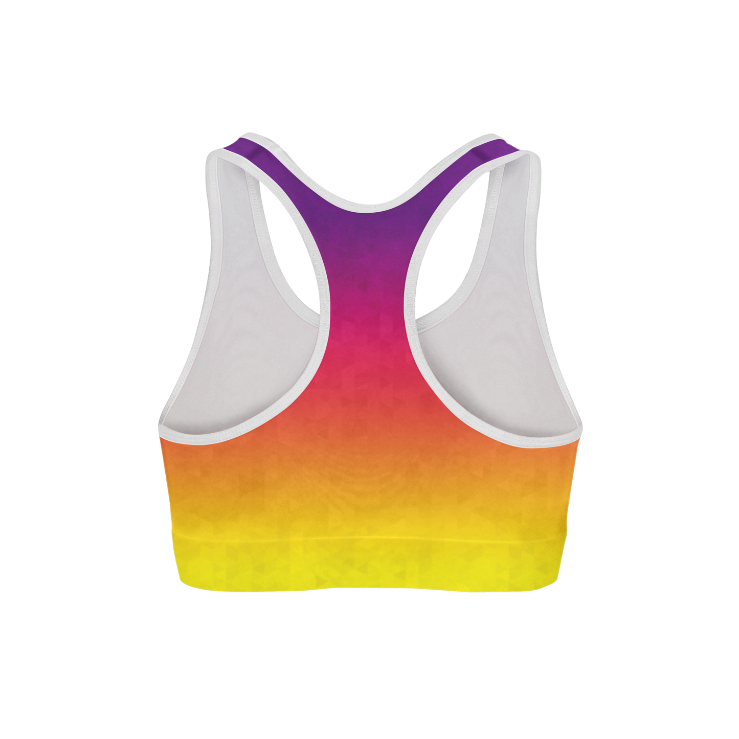 Sunset Triangles Sports Bra