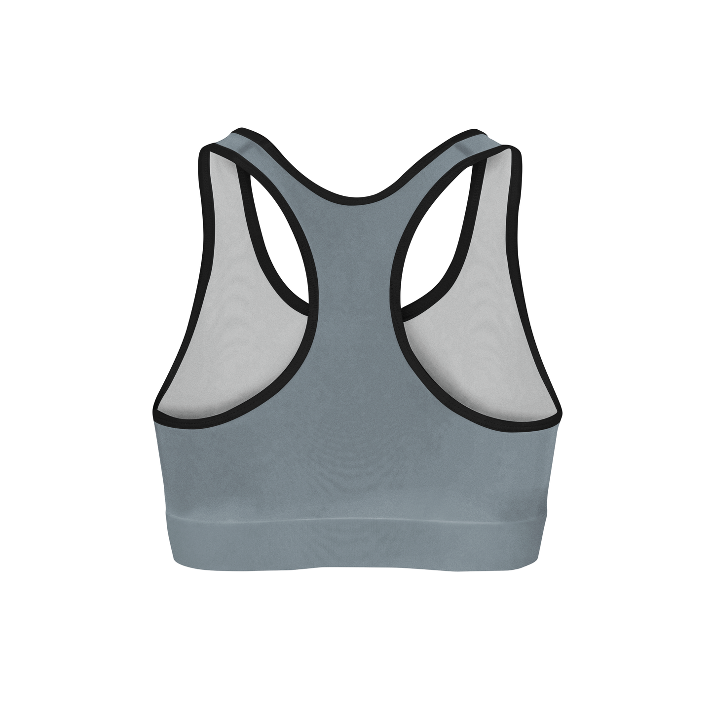 Digital Blue Camo Back Color Sports Bra