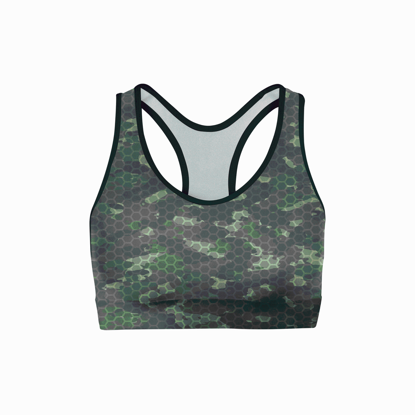 Army Hex Camo Sports Bra