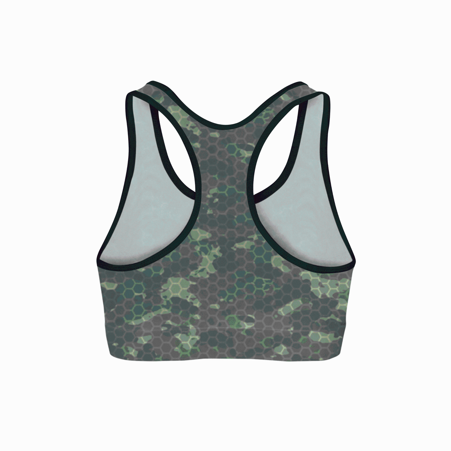 Army Hex Camo Sports Bra