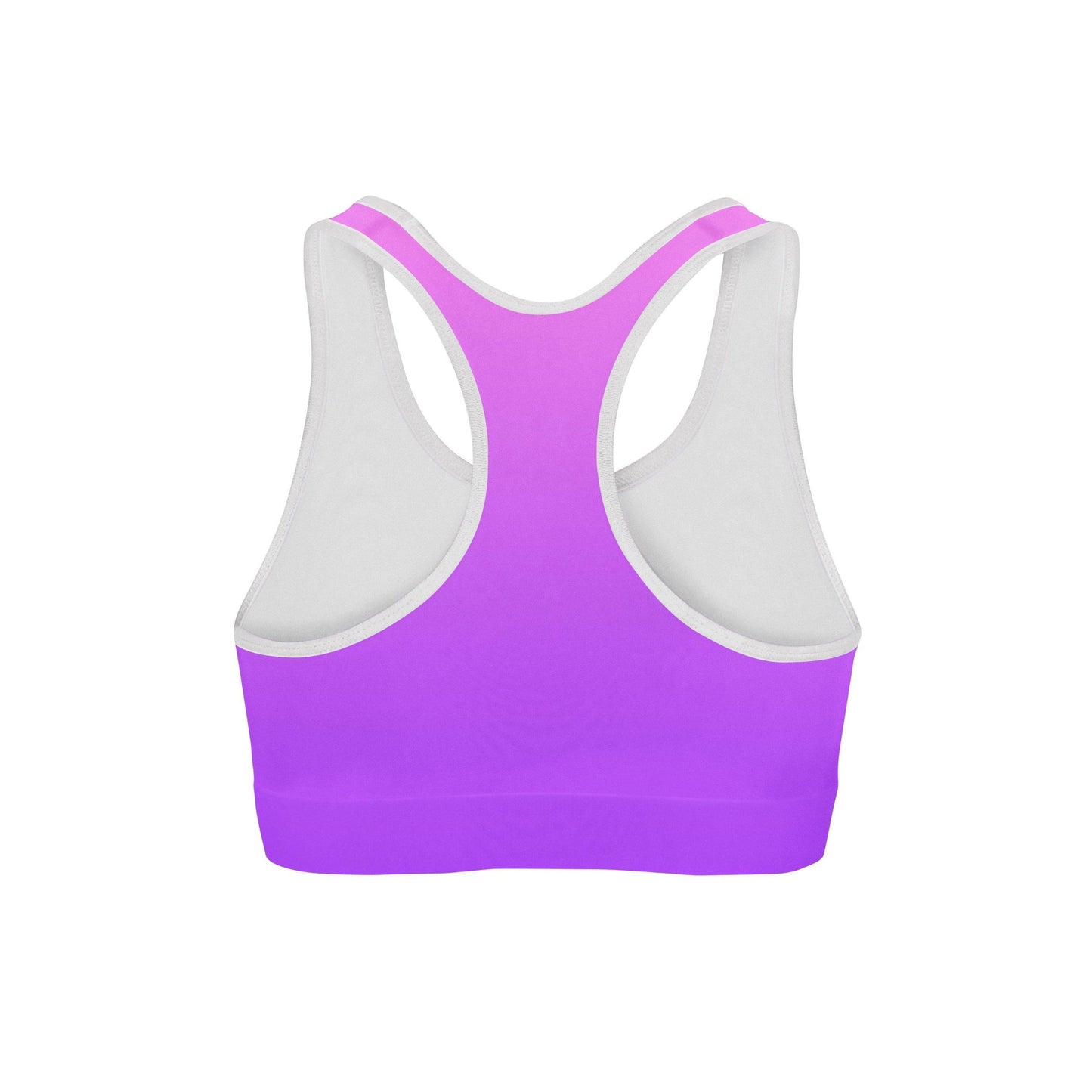 Pink Purple Ombre Sports Bra