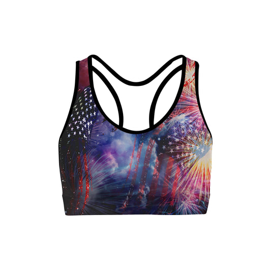 July Fourth Sports Bra