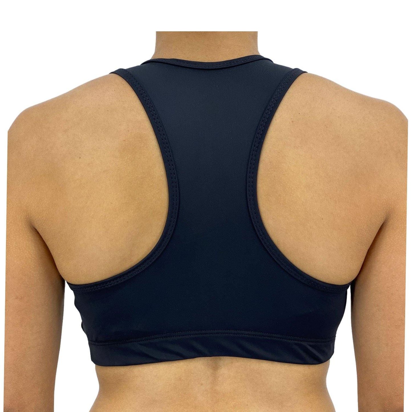 Onyx Solid Color Sports Bra