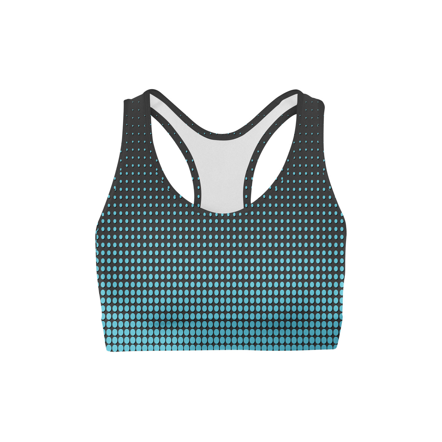 Blue Dots Sports Bra