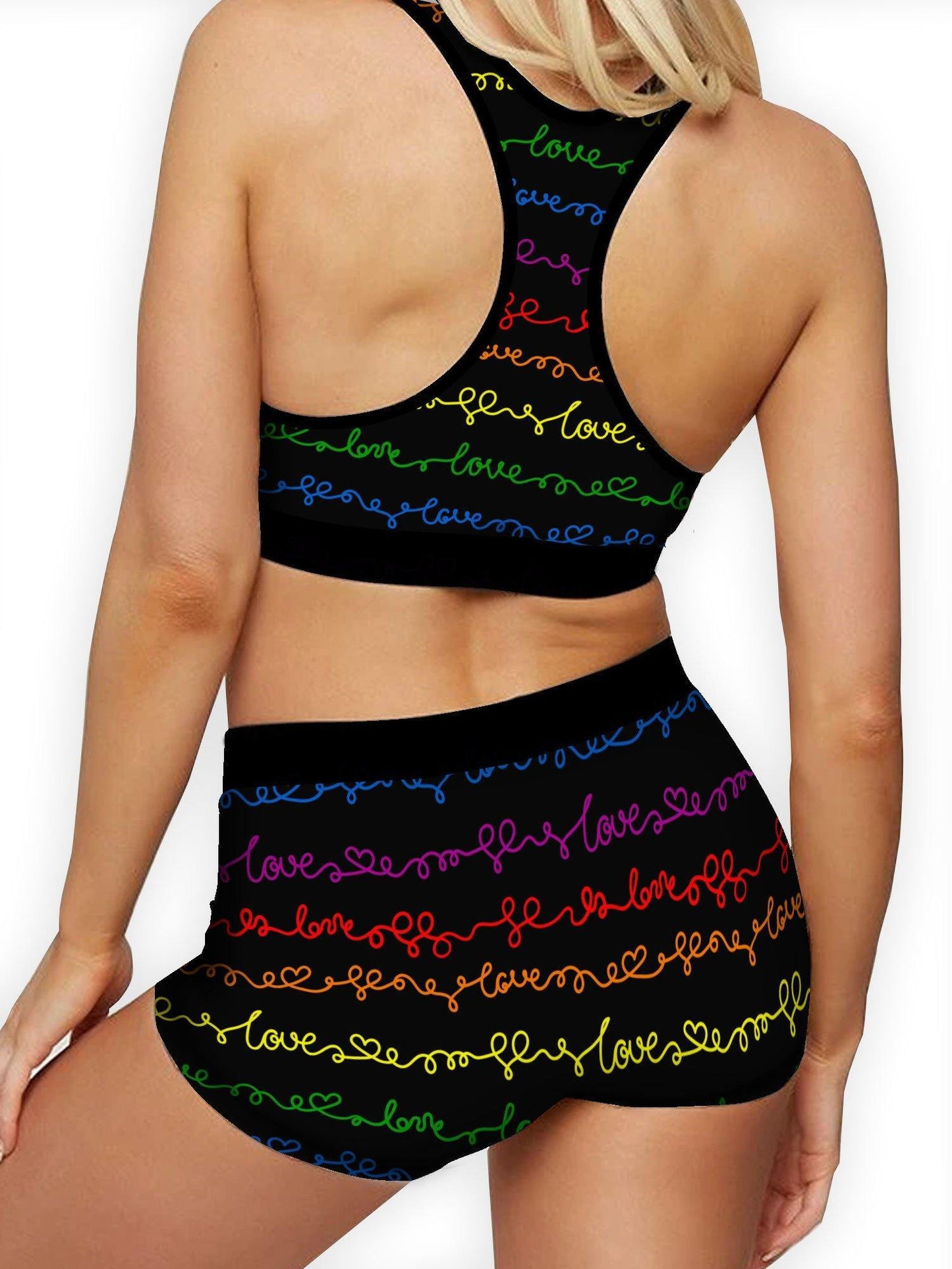 Rainbow Love Ellie Sports Bra