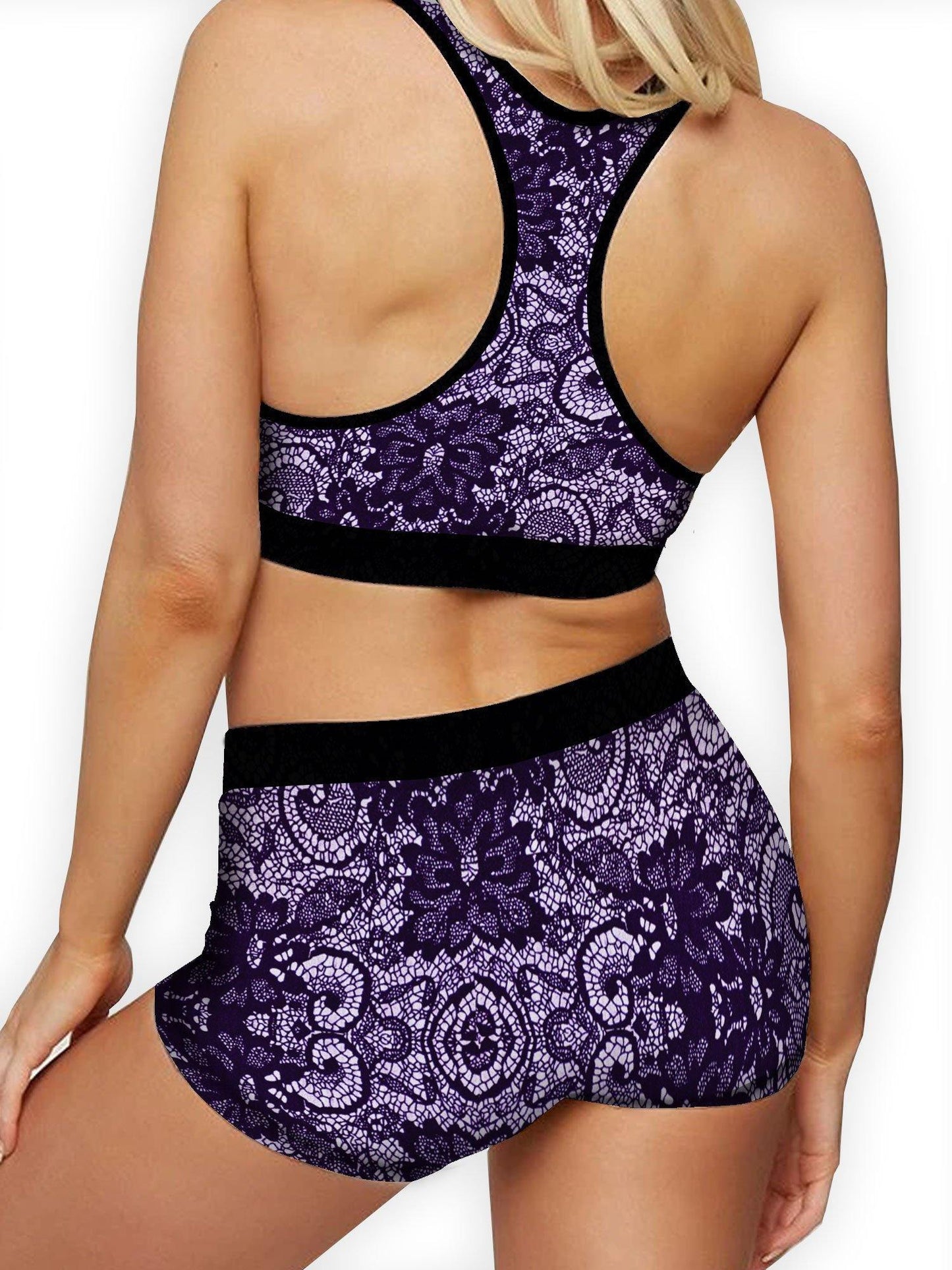 Purple Lace Ellie Sports Bra