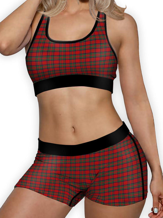 Christmas Tartan Boy Shorts