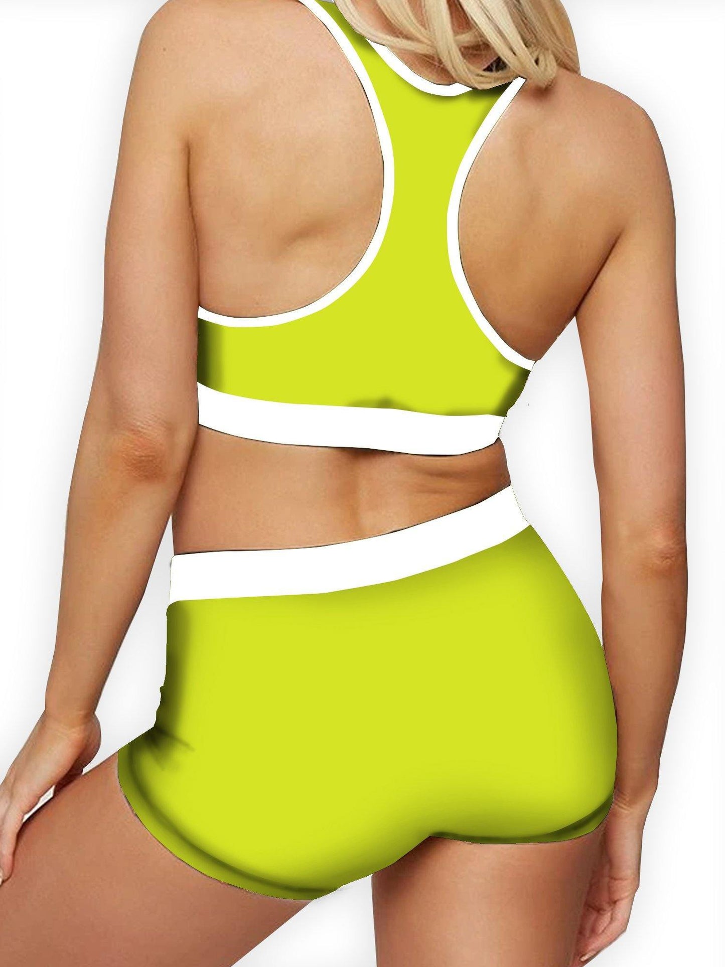 Neon Yellow Boy Short